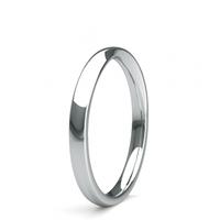 2.20mm Slight Comfort Fit Plain Shaped Wedding Band