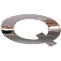 23 x 27mm Chrome Letter Q Car Emblem