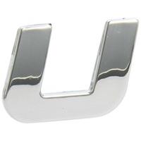 23 x 27mm Chrome Letter U Car Emblem