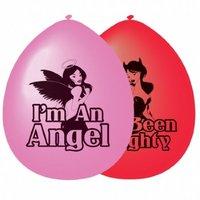 23cm Good Girl Bad Girl Balloons