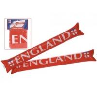 23 pack of 2 inflatable england noise cracking tubes