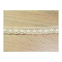 23mm cotton crochet lace trimming cream