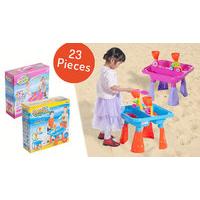 23-Piece Sand Box Set - 2 Colours