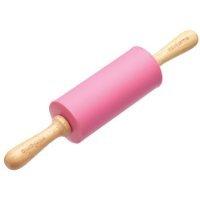 23cm Pink Miniamo Pastels Silicone Rolling Pin