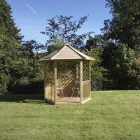 2.3m x 2m Oxford Pressure Treated Wooden Gazebo