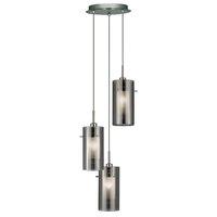 2300-3SM Duo 2 Multi-drop 3 Light Ceiling Pendant with Cylinder Shades