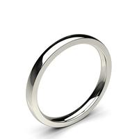 230mm court profile comfort fit classic plain wedding band