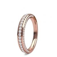 2.30mm Studded Comfort Fit Diamond Wedding Band