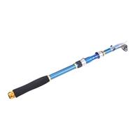 2.4M 7.87FT Telescopic Fishing Rod Tackle Travel Spinning Fishing Pole