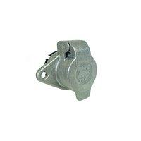 24n 7 Pin Aluminium Socket Bk