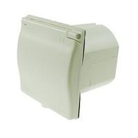 240v 16a Mains Flush Fit Socket White Bk