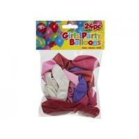 24 Pieces 6 Assorted Col De Luxe Pack Of Party Balloons 3 Sizes