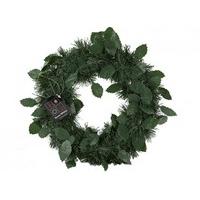 24cm green wreath christmas decoration