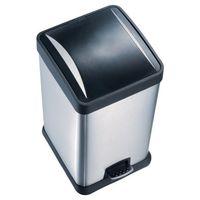 24 litre pedal bin brushed finish