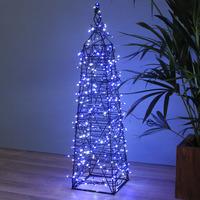 240 LED Blue & White Multi Function String Lights (Mains) by Snowtime