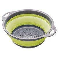 24cm Green Colourworks Collapsible Colander