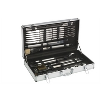 24 Piece Barbecue (BBQ) Tool Kit with Case
