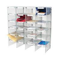 24 compartment sort unit grey