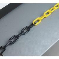 24m 10mm plastic chain blackyellow