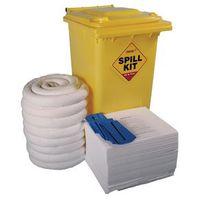 240 litre oil fuel kit yellow wheelie bin