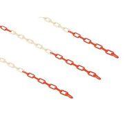 24m 10mm plastic chain 11 connectors redwhite