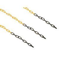 24m 10mm plastic chain 11 connectors blackyellow