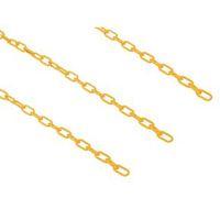 24m 10mm plastic chain 11 connectors yellow