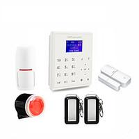 2.4G Smart Home Security WIFI GPRS WIFI GSM Alarm System Android/IOS APP Remote control Voice Prompt Work With PT Wifi Wamera V8