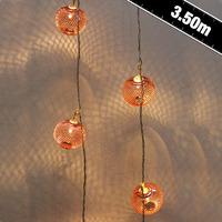 24 LED Copper Lantern Lights