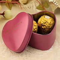 24 Piece/Set Favor Holder-Heart-shaped Tins Favor Boxes Favor Tins and Pails Personalized