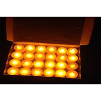 24pcs flickering flicker flameless led tealight candles light battery  ...