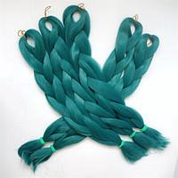 24 80g emerald grennteal green color kanekalon senegalese twist expres ...