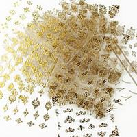 24PCS Mix Gold Sticker Nail Art Nail Decorations