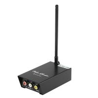 2.4GHz 2W Wireless Audio Video Transmitter Receiver A/V Sender 100M Transmission Distance 4 Channels for DVD TV Camera Monitoring Equipment US Plug