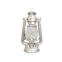 245mm Silver Blackspur Paraffin Oil Hurricane/storm Camping Lantern