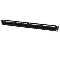 24 Port 1u Rackmount Cat 6 110 Patch Panel