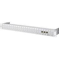 24 ports Network patch panel Metz Connect 130920-E CAT 6A 1 U