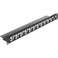 24 ports network patch panel delock 43278 unequipped 1 u