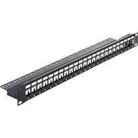 24 ports network patch panel delock 43277 unequipped 1 u