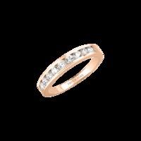 240 diamond nine stone half eternity ring