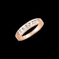 240 diamond seven stone half eternity ring