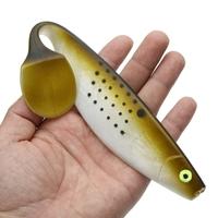 25cm 75g lifelike soft fishing lure t tail fishing bait