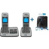2500 twin dect telephone with bluewave link to mobile hub