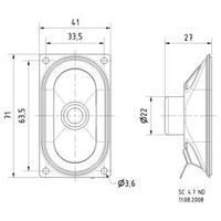 2.5 \" Wideband speaker chassis ...