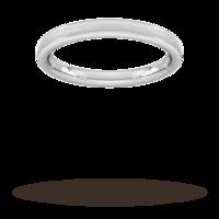 25mm slight court extra heavy matt centre with grooves wedding ring in ...