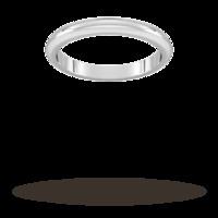 2.5mm D Shape Heavy Wedding Ring...