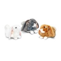 25cm Rabbit Soft Toys 3 Assorted Colours