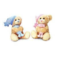 25cm Cuddles Musical Bear With Teddy 2 Asstd
