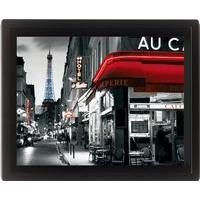 25.4cm x 20.3cm 3d Lenticular Framed Rue Parisienne Picture