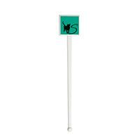 250 x Personalised Swizzle - Square Swizzle Stick - National Pens